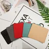 1 PCS New Fi Men/Women Mini ID Card Busin Credit Card Case PU Leather Ultra-thin Bank Card Case Student Meal Case 75jN#