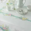 Table Cloth Spring Easter Waterproof Rectangle Tablecloth Holiday Party Decorations Flower Egg Table Cover for Easter Decoration 2023 Y240401