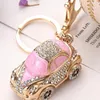 Portachiavi con strass Portachiavi per auto Ciondolo a forma di borsa colorata Fascino Accessori moda per souvenir da donna