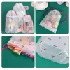 Organisateur de rangement de chaussures portables sacs de chaussures de voyage mignons pour femme maquillage sacs Eco Sacs Transparent Toitrage Wash Kit Rangement Pouche de rangement