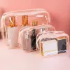 Sacs de rangement en PVC transparents Organisateur de voyage Clear Makeup Sac esthéticien Cosmetic Bage Beauté Bags de toilette W Sacs I0QU #