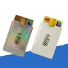 10pcs Anti Theft Bank Credit Card Protector NFC RFID Blocking Card Holder Wallet Cover Aluminium Foil ID Busin Card Case W4fm#