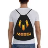 Gold Mis 10 Soccer Football Sacs à cordon Sacs Femmes Men Portable Gym Sports Sackpack Shop Rangement Backpacks P6UO #