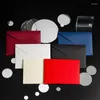 Gift Wrap 50Pcs 17.5x12.5cm Linen Pattern Envelope Red/Beige Paper Envelopes Love Letters Packaging Business Supplies