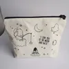 100pcs Travel Small Cott Linen Christmas Cosmetic Pouch Waterproof W Private Label Makeup Bag X8er#