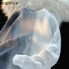 Men's Sweaters Autumn Winter Tie-dye Gradient Thickened Sweater Loose Casual High Street Handsome Men Pullovers Male Clothes