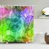 Shower Curtains Waterproof Curtain Fresh Plant Leaves Polyester Fabric 3D Printing Leaf Bathroom For Decor With Hooks