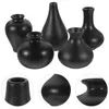 Wazony 5pcs ceramiczny mini wazon kompaktowy kwiat kreatywny