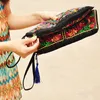 iskybob Embroidered Women Handbag Natial Ethnic Style Butterfly Fr Bags Lady Clutch Tassel Small Flap Evening Bag 2024 f26z#