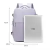 Schultaschen Wasserdichter 14-Zoll-Laptop-Rucksack für Frauen mit USB-Ladeanschluss Mädchen-Reiseschuhfach