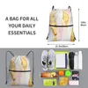 gold Marble Drawstring Bags Backpacks Bagpack Female Bag Kids Pouch Northern Europe Minimalistic Arts Design Harajuku Creative i46m#