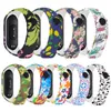 Cinghia stampato per milico 4 bracciale sostitutivo in silicone per xiaomi miband 3 4 cinghia da polso universale cinghia colorata di fiori colorati