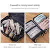 Storage Bags 2PCS Bag Moisture-proof Portable Home Organizer Waterproof Travel Dust Cover Luggage Shoe