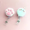 carto Panda Hamster Cat Badge Reels Work Card ID Holder Clip Accories Kawaii Animal Badge Reels for Women Students s0U8#