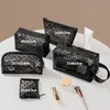 Hjärtformad Nyl Mesh Cosmetic Bag Portable toalettartikel Organiser Makeup Bag Multifunctial Women Lipstick Key Coin Purse Pouch 353a#
