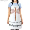 Grembiuli di grembiuli per donne estetiche nordiche cucina apron bambini originali bambini impermeabile ragazza principessa cameriera lavoro a grembiule a prova di olio boho pianta y240401uk0x