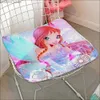 Kudde/dekorativ kudde Cartoon W-Winx C-Club Cushion Mat European Chair Mat Soft Pad Seat Cushion For Dining Patio Home Office Garden Soffa Decor Tatami Y240401