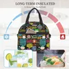 SouthPark citerar stora termiska isolerade lunchpåsar med justerbar axelband Portable Food Bag Cooler Thermal Lunch Boxes Q9n0#