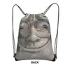 Mo ansikts ryggsäckar handväskor tygpåsar barns dragkroppar för barn roligt den individualitet intressant kreativ konst l3y1#