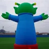 Hoogwaardige 26ft hoogte gigantische opblaasbaar groene big eye monster inflatables geest voor outdoor Halloween -decoratie