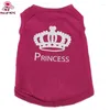 Roupa para cães Summy Rose Princesa poliéster colete roupas para animais de estimação cães cachorrinho