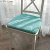 Yastık/Dekoratif Yastık Minimalist Tarz Şeni Ev Koltuk Pedleri Düz Renk Kalınlaştırılmış Ofis Dışkısı Mat 40x43cm At Nalı Şeklinde Yemek Sandalyesi Yastık y240401