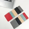 1pc Pu en cuir ID titulaire de la carte de couleur bonbon carte de crédit bancaire boîte Multi Slot Slim Card Case portefeuille femmes hommes Busin couverture y5l1 #