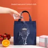 Portátil Oxford Lunch Bags Fresh Cooler Bolsa para estudantes de escritório Cvenient Lunch Box Tote Casais Azul Rosa Food Ctainer Bag L4C2 #
