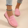 Casual Shoes Classic Woman Moccasins Summer Fashion Colorful Slip-On Flat Ladies Brand Design Artifical Suede Loafers Plus Size