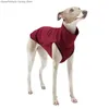 Abbigliamento per cani Giacca a due zampe Levriero italiano Gilet caldo Cappotto pullover per animali domestici Whippet per piccole medie grandi