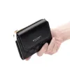 pu Leather Wallets for Women Fi Trifold Short Card Holder Small Mey Wallet for Women Girl Mini Coin Purse 2024 New Wallet 79RK#