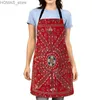 Fartuchy estetyczne kobiety kuchenne oryginalne dzieci wodoodporne dziewczyna niestandardowy kelner kelner fartucha olej maroko