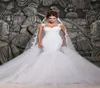 Lace Mermaid Gown Wedding Dress Bridal Plus Size Transparent Back Beaded Custom Wedding Dresses Small Trailing Slim Vestido De Nov6296807