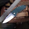 Mini BM 755 Składający nóż M390 Blade Titanium stop G10 Uchwyt kempingowy kieszonki kieszonkowe EDC