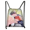 anime Given Sato Mafuyu Drawstring Bag Men Storage Bag Teenage Softback Backpack Shoe Holder Bookbag Large Candy Bag Gift Q1H3#