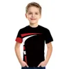Ragazzi T-shirt Estate Bambini Cartoon T-shirt Manica corta Moda T-shirt Top Bambini Moda Casual Magliette 240326