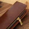 Jinbaolai LG Wallet Men Cards Holder organisator Busin Men Clutch Tassen Casual lederen portemonnee Solid Billetera Hombre Billetera 23md#