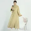 Ethnische Kleidung Eid Abayas für Frauen Muslimisches Kleid Kimono Khimar Hijab Kleider Solide Kaftan Kebaya Ramadan Abaya Jilbab Lange Robe Islam