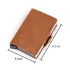 carb Fiber Anti Rfid Credit Card Holder Mens Double Cardholder Case Wallet Metal Busin Bank Creditcard Minimalist Wallet t0Jo#