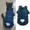 Hundkläder Vinter Varma husdjurskläder för små medelstora hundar Katter Bomullsrock förtjockad stand-up krage jacka kläder
