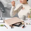 Silice Makeup Bag Travel Cosmetic Bag med dubbel magnetisk spänne -klaff FI Makeup Borstar Bag For Women Pencil Girls O6GE#