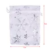 50 stks Sieraden Tule Tasje Organza Bruiloft Xmas Party Favor Gift 7 cm * 9 cm Snoep Zakken Sieraden zakjes r3Xs #