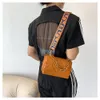 women Ste Pattern Crossobdy Bags PU Leather Large Shoulder Bags Fi Handbag Burlap Jute Shop Bag J1fn#