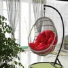 Coussin / oreiller décoratif Nouveau pendentif chaise d'oeuf chaise coussin jardin extérieur chaise swing chaise coussin chaise coussin chaise arrière y240401