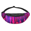 Sacs de taille Cool Blood et Glitter Vernis à ongles Art Fanny Pack Hommes Femmes Manucure Bandoulière Sac Pour Voyage Cyclisme Téléphone Pochette D'argent