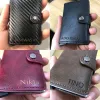 2024 Rfid Men Card Wallets Free Name Engraving Carb Fiber Card Holder Slim Mini Wallet Small Mey Bag Male Purses 85qP#