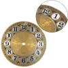 Clocks Accessories High-quality Brand Dial Face Clock Not Fade Vintage Aluminium Widely Used Flat Profile