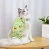 Dog Apparel Cat Recovery Suit Wound Prevention Anti Licking Breathable Kitten Shirt After Wear Pet Clothes