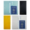 new Fi Classic Spot Travel Document Bag Thickened Pu Leather Multi-functial Passport Bag Cover Ticket Holder Card Bag b5Bj#