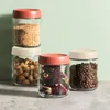 Storage Bottles 2 Pcs Glass Jar Tea Sealing Containers Kitchen Canisters Food With Lids Grade Sealed